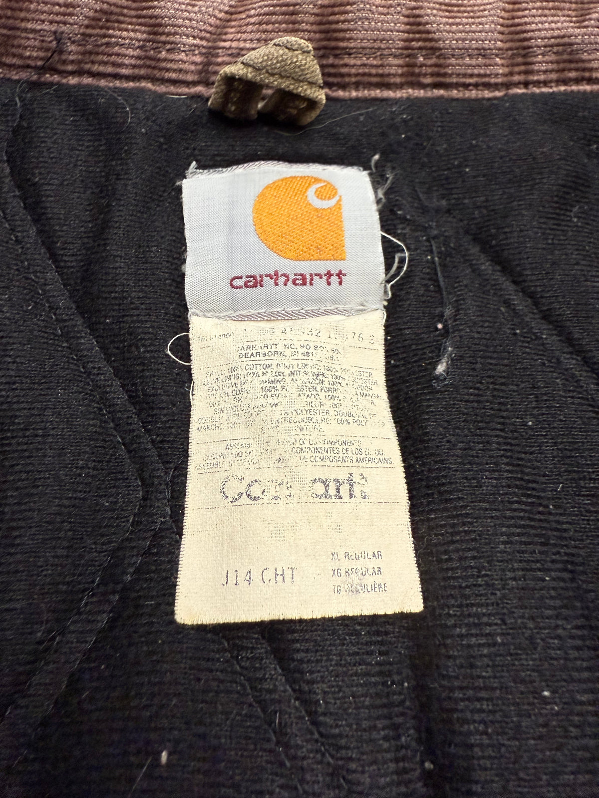 Faded Chestnut Brown Carhartt Santa Fe Jacket - Large