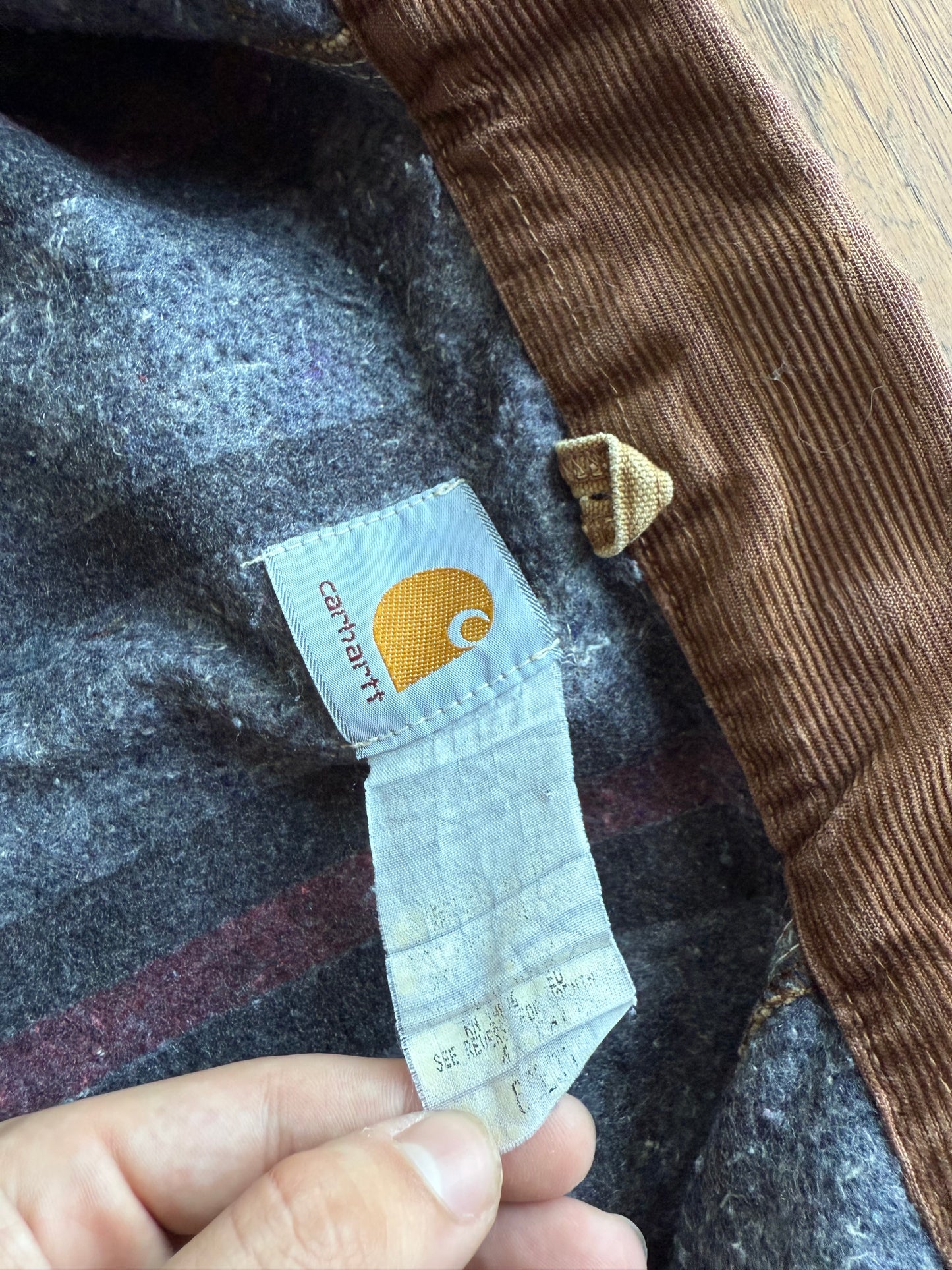 Faded Brown Carhartt Detroit Jacket - Medium Tall