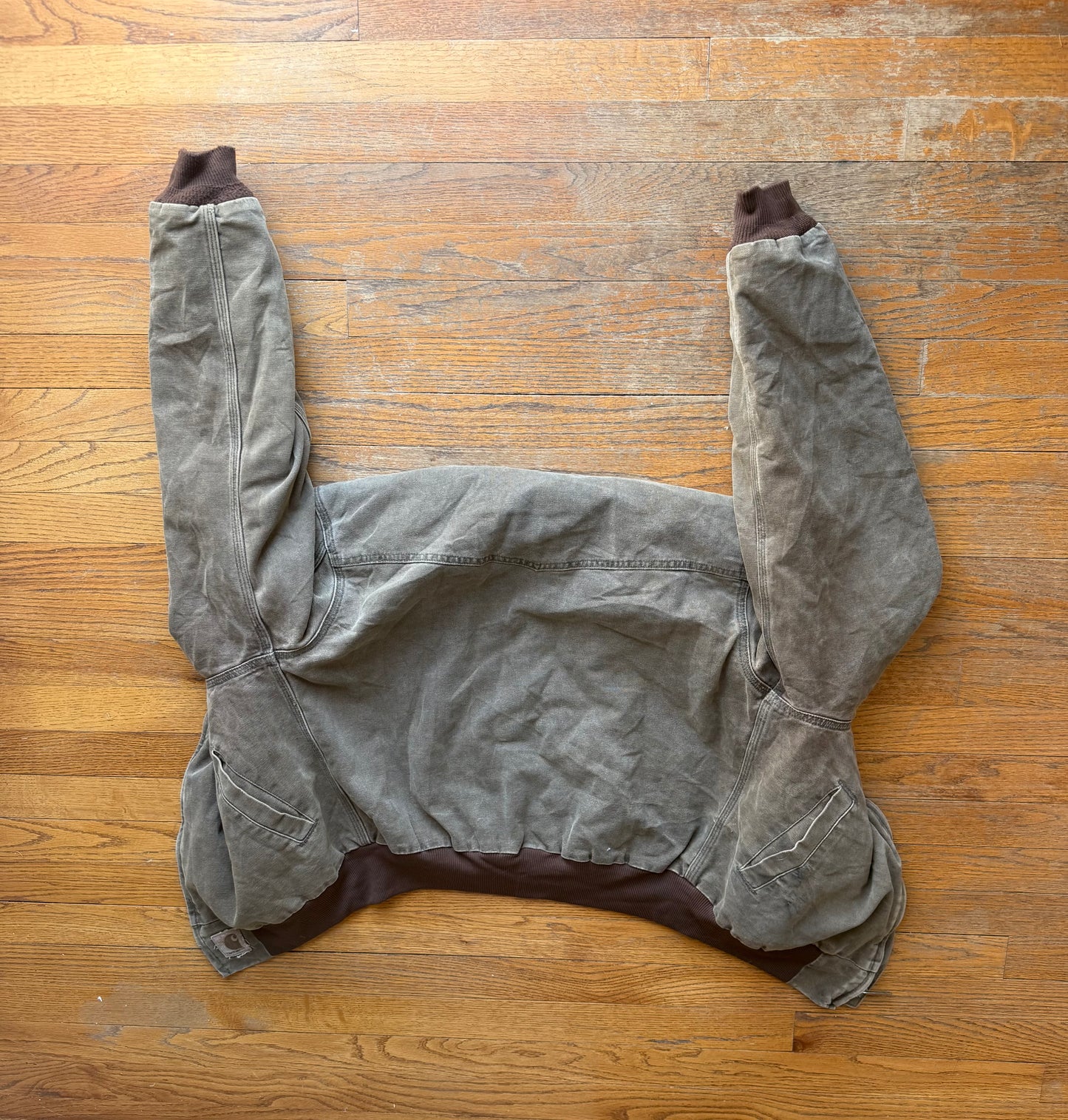 Faded Chestnut Brown Carhartt Santa Fe Jacket - Medium