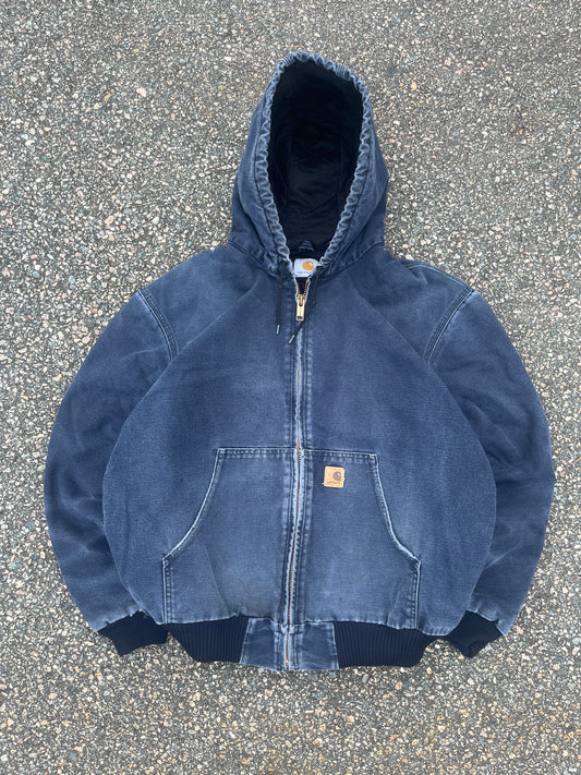 Faded Midnight Blue Carhartt Active Jacket - Boxy Large
