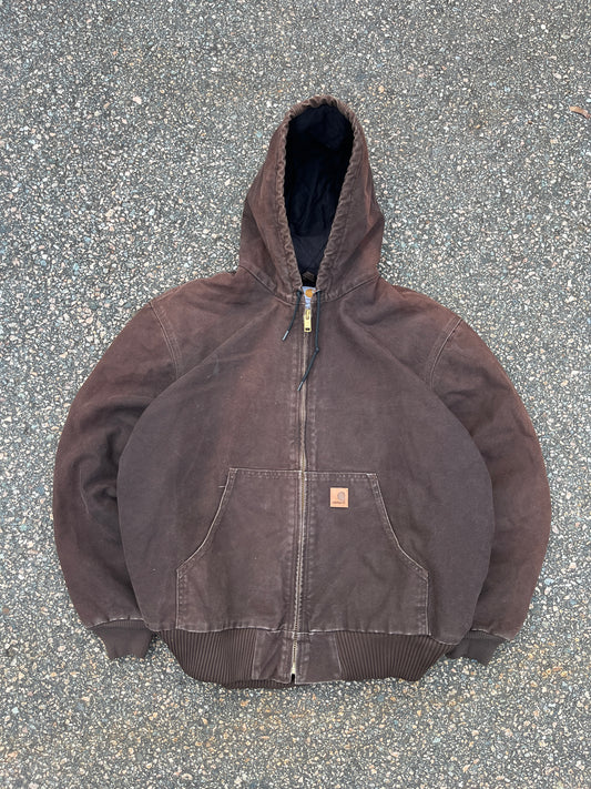 Faded Brown Carhartt Active Jacket - XL