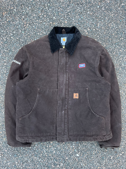 Faded Dark Brown Carhartt Arctic Jacket - L-XL