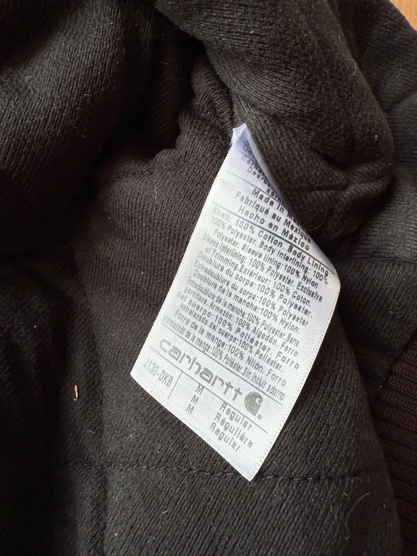 Faded Dark Brown Carhartt Active Jacket - Medium