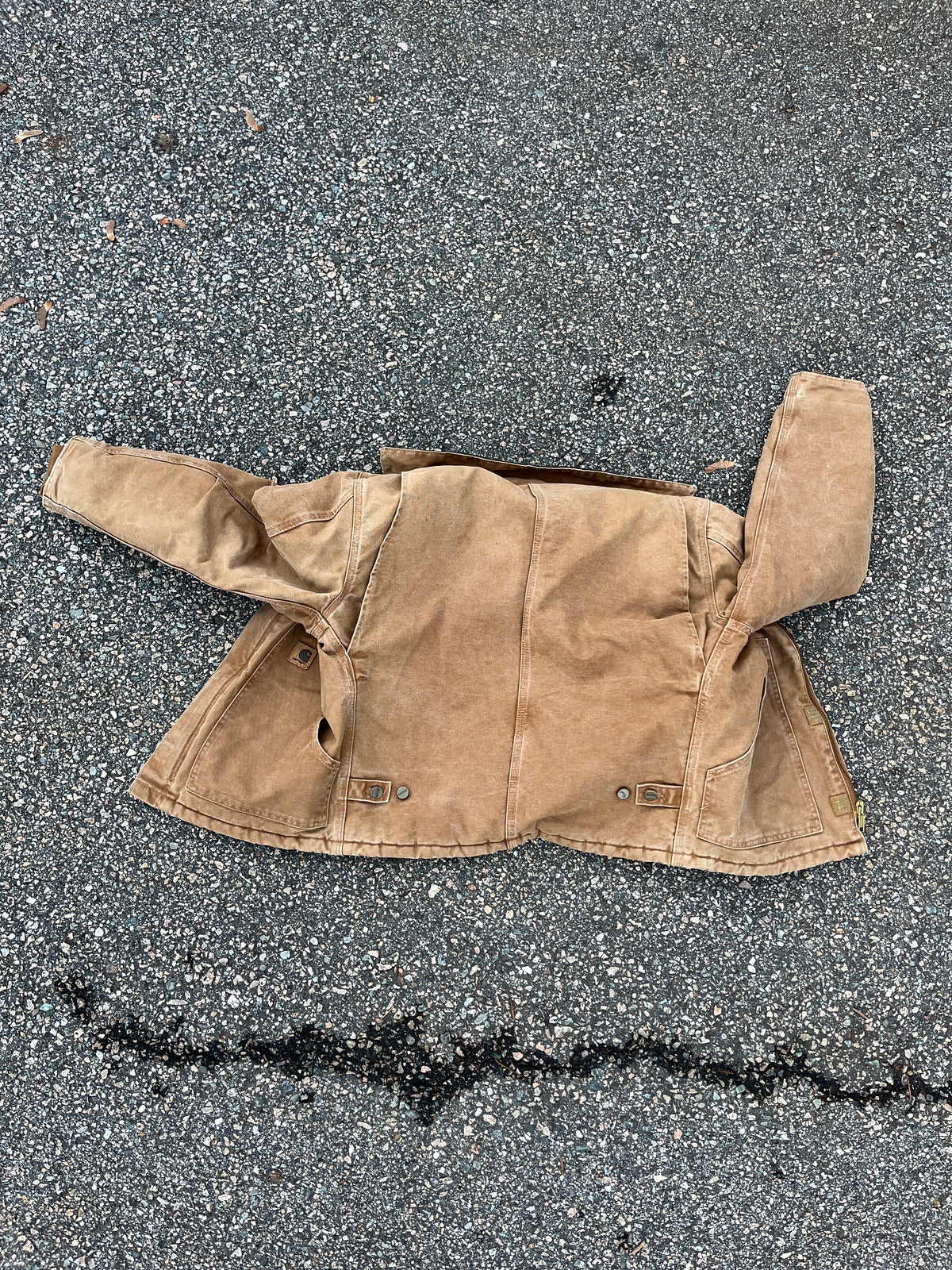 Faded Brown Carhartt Arctic Jacket - Small