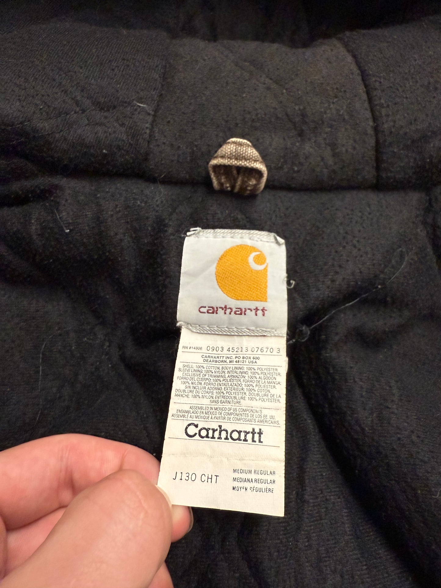 Faded Chestnut Brown Carhartt Active Jacket - Medium