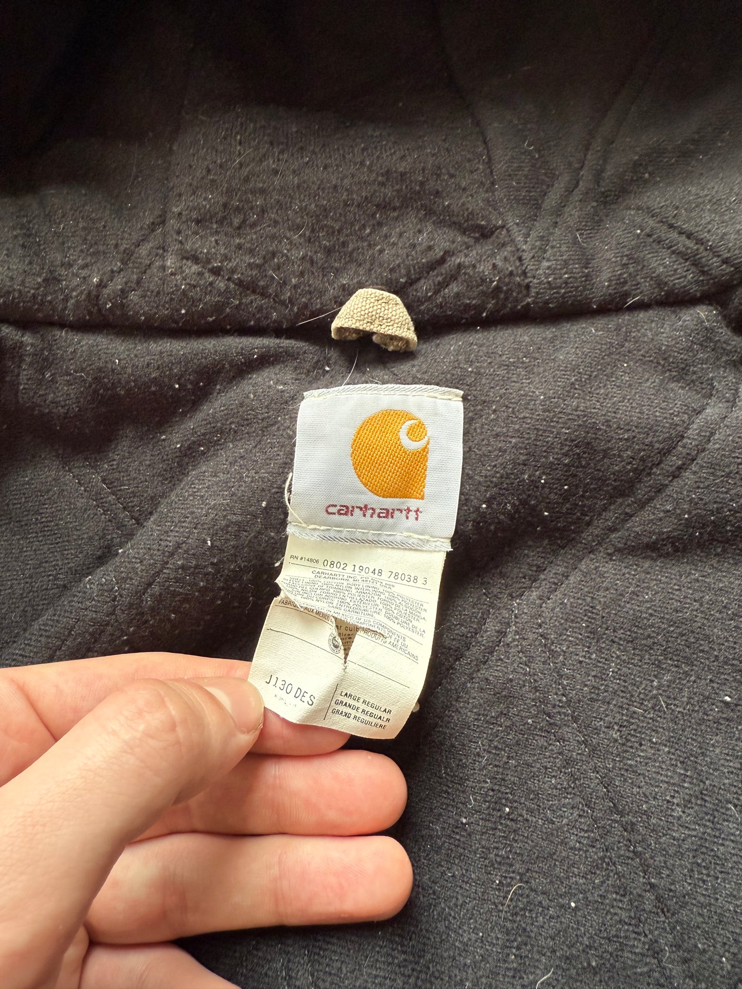 Faded Desert Sand Carhartt Active Jacket - Large