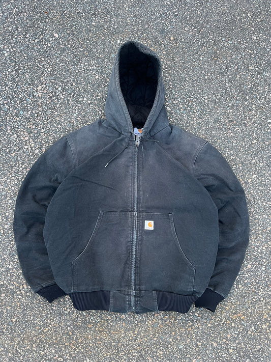 Faded Black Carhartt Active Jacket - Large