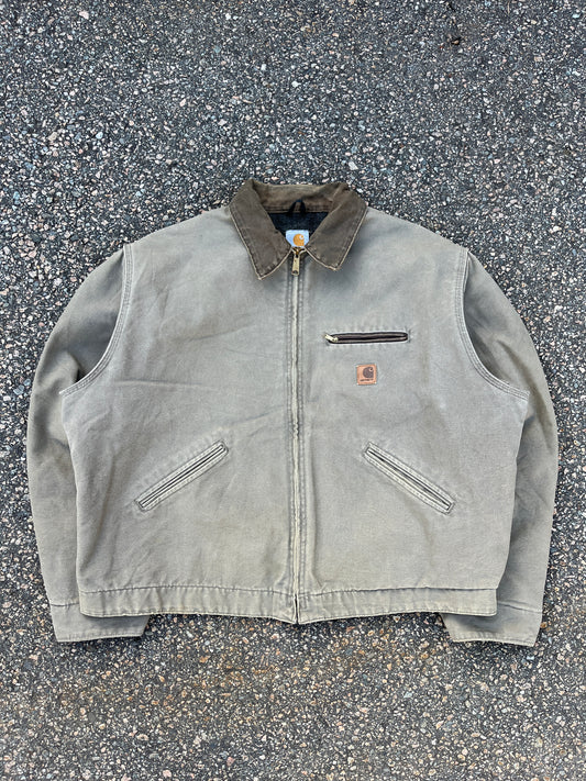 Faded Desert Sand Carhartt Detroit Jacket - 2XL