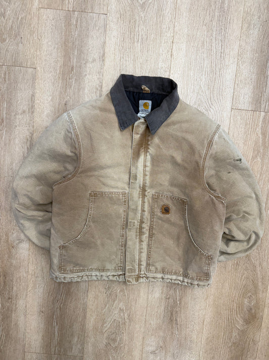 Faded Brown Carhartt Arctic Jacket - Boxy Medium
