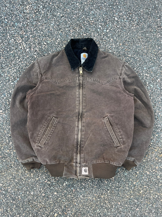 Faded Chestnut Brown Carhartt Santa Fe Jacket - Medium