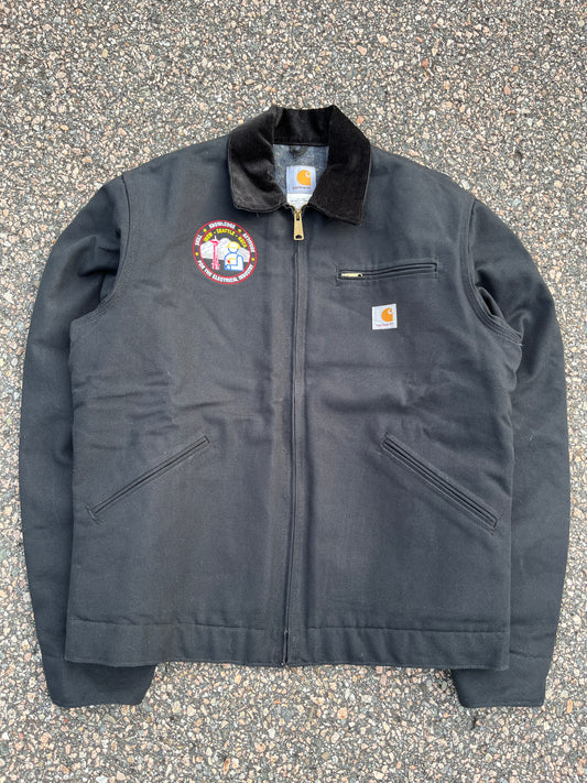 Faded Black Carhartt Detroit Jacket - Large