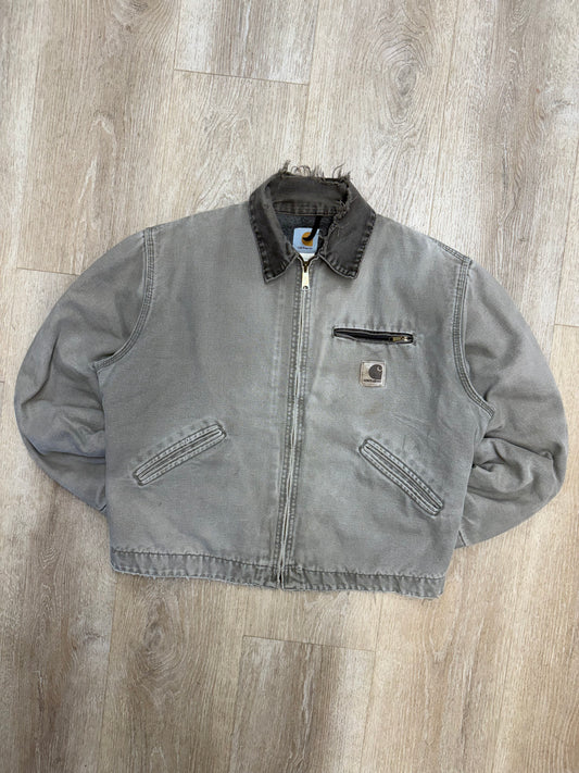 Faded Desert Sand Carhartt Detroit Jacket - Large