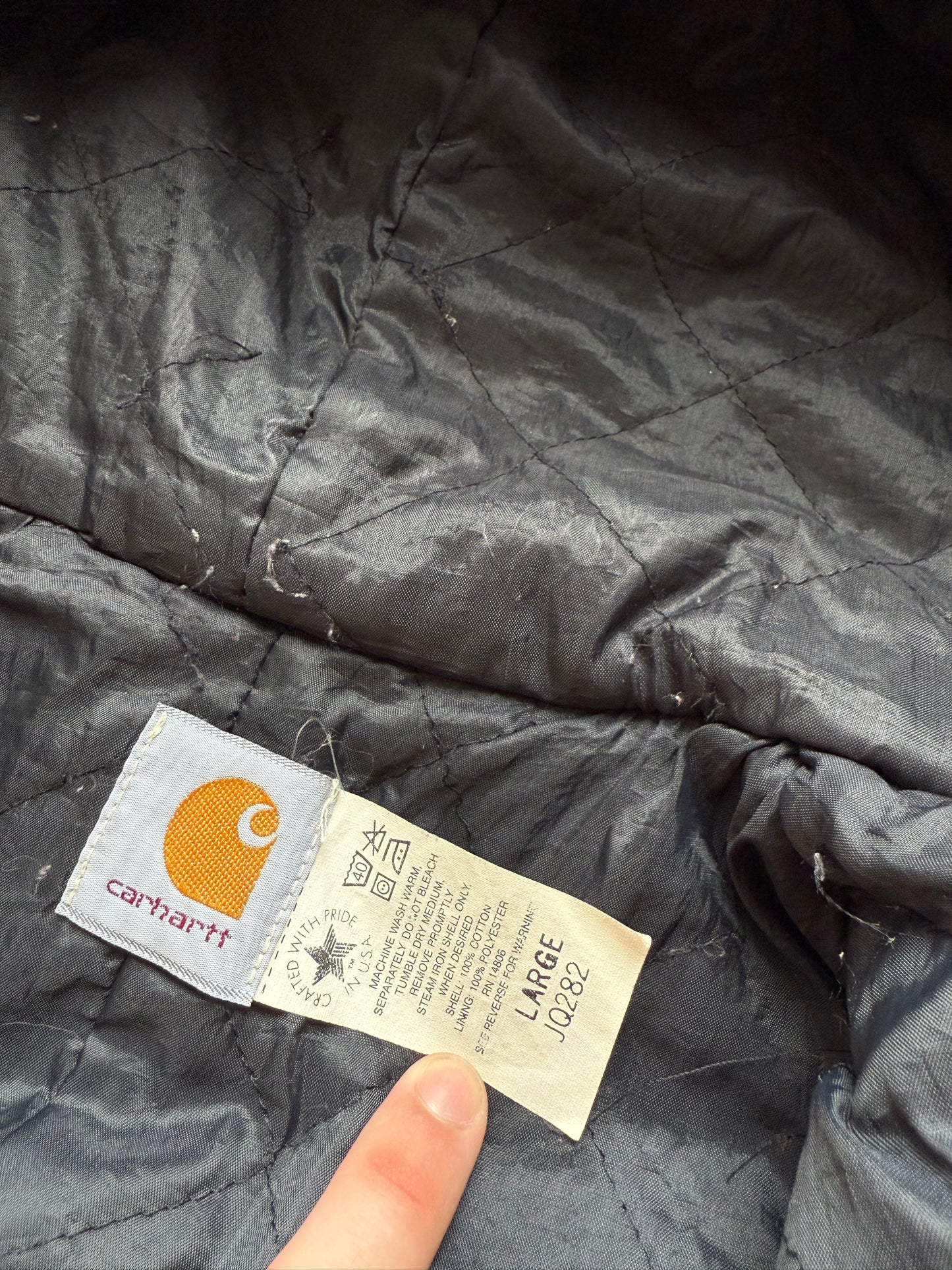 Faded Chestnut Brown Carhartt Active Jacket - Fits M-L