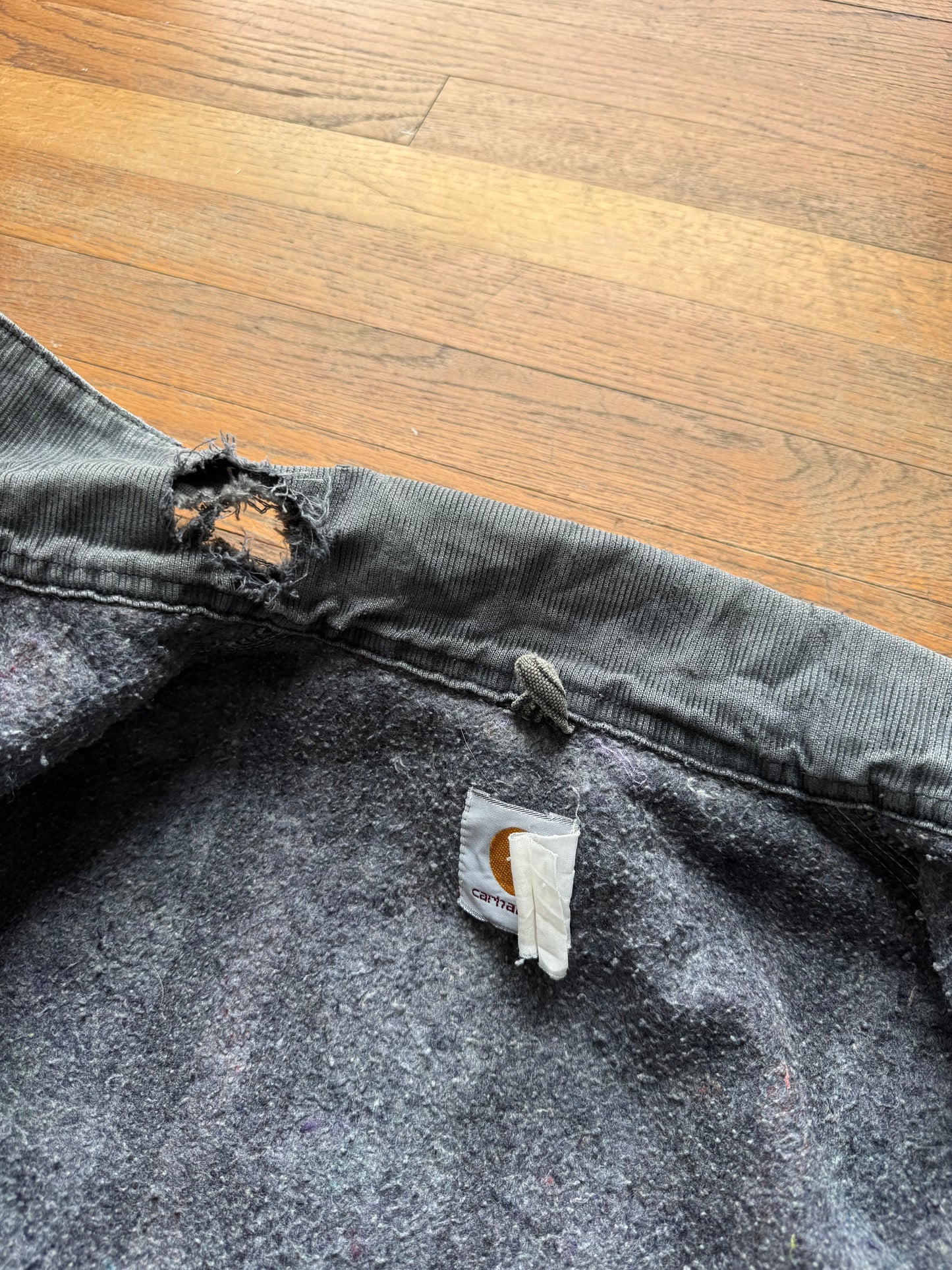 Faded Black Carhartt Detroit Jacket - XL