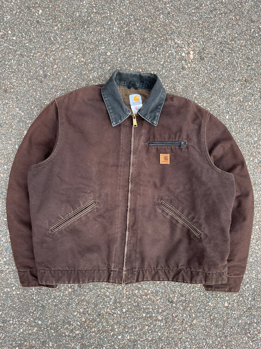 Faded Brown Carhartt Detroit Jacket - Boxy Large