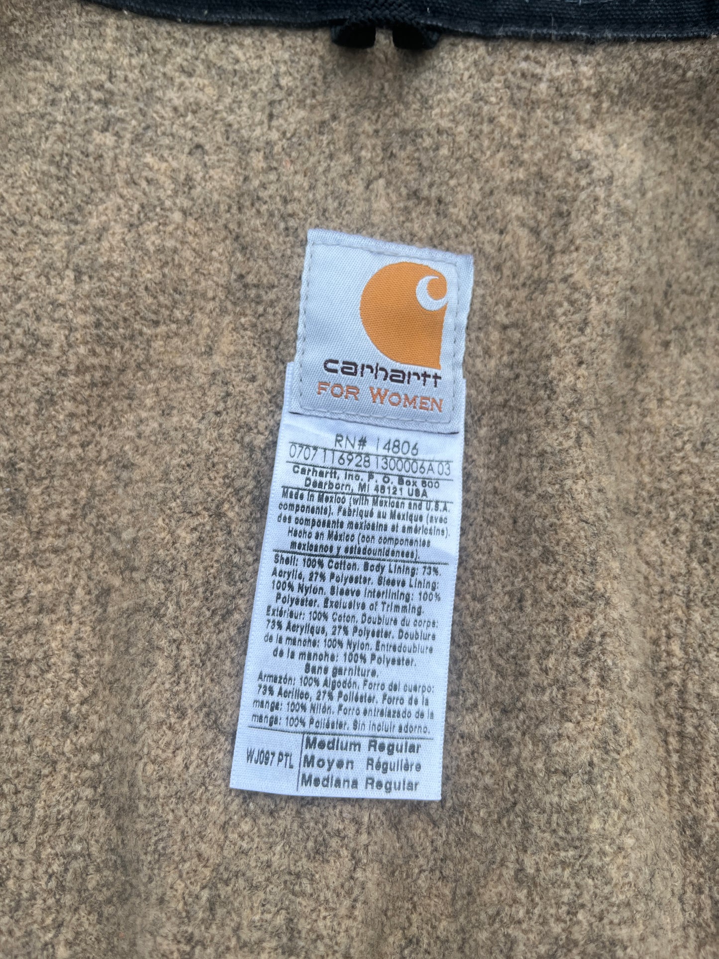 フェードペトロールブルーカーハートデトロイトジャケット - S