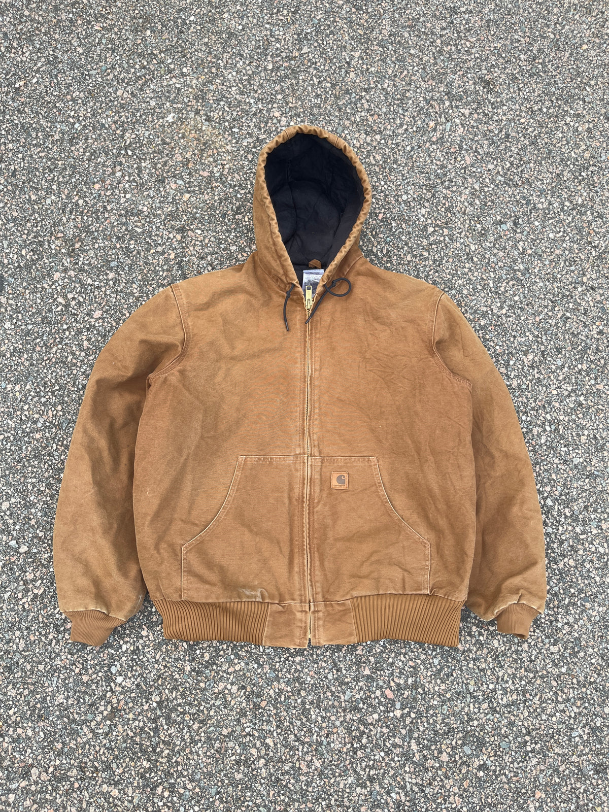 Faded Brown Carhartt Jacket - Large