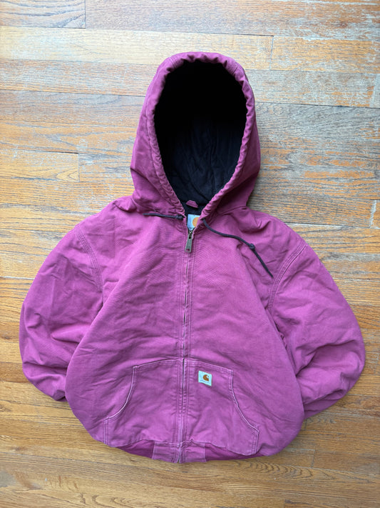 Faded Pink Carhartt Active Jacket - Medium