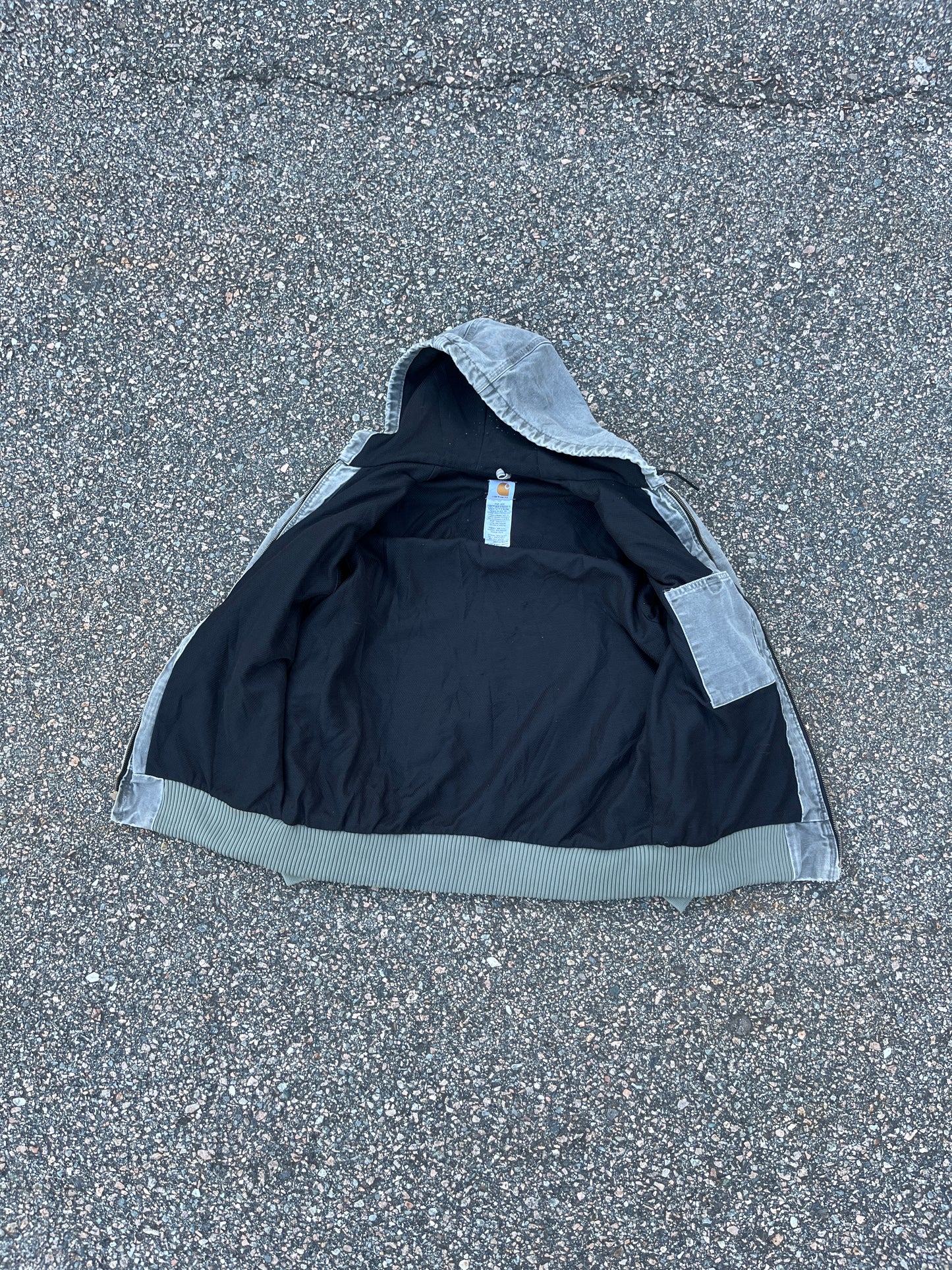 Faded Sage Green Carhartt Active Jacket - Medium