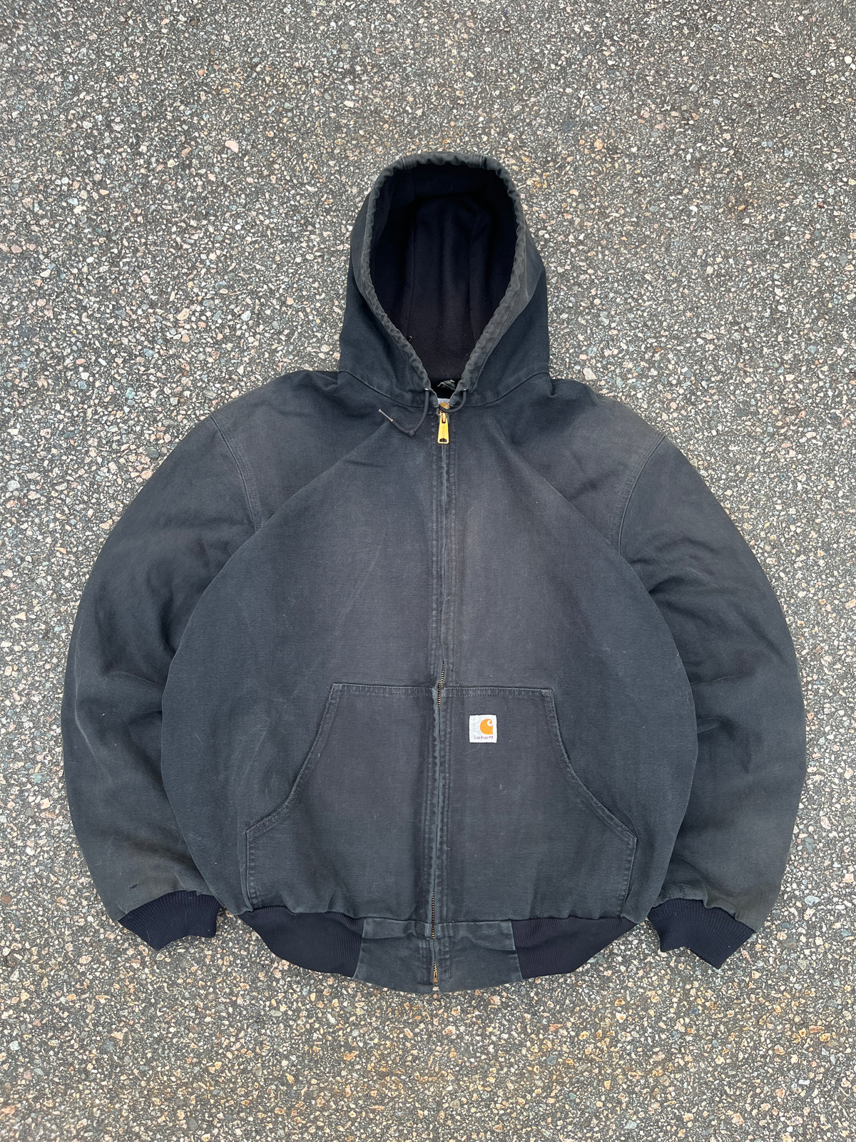 フェードブラック カーハート アクティブ ジャケット - XL