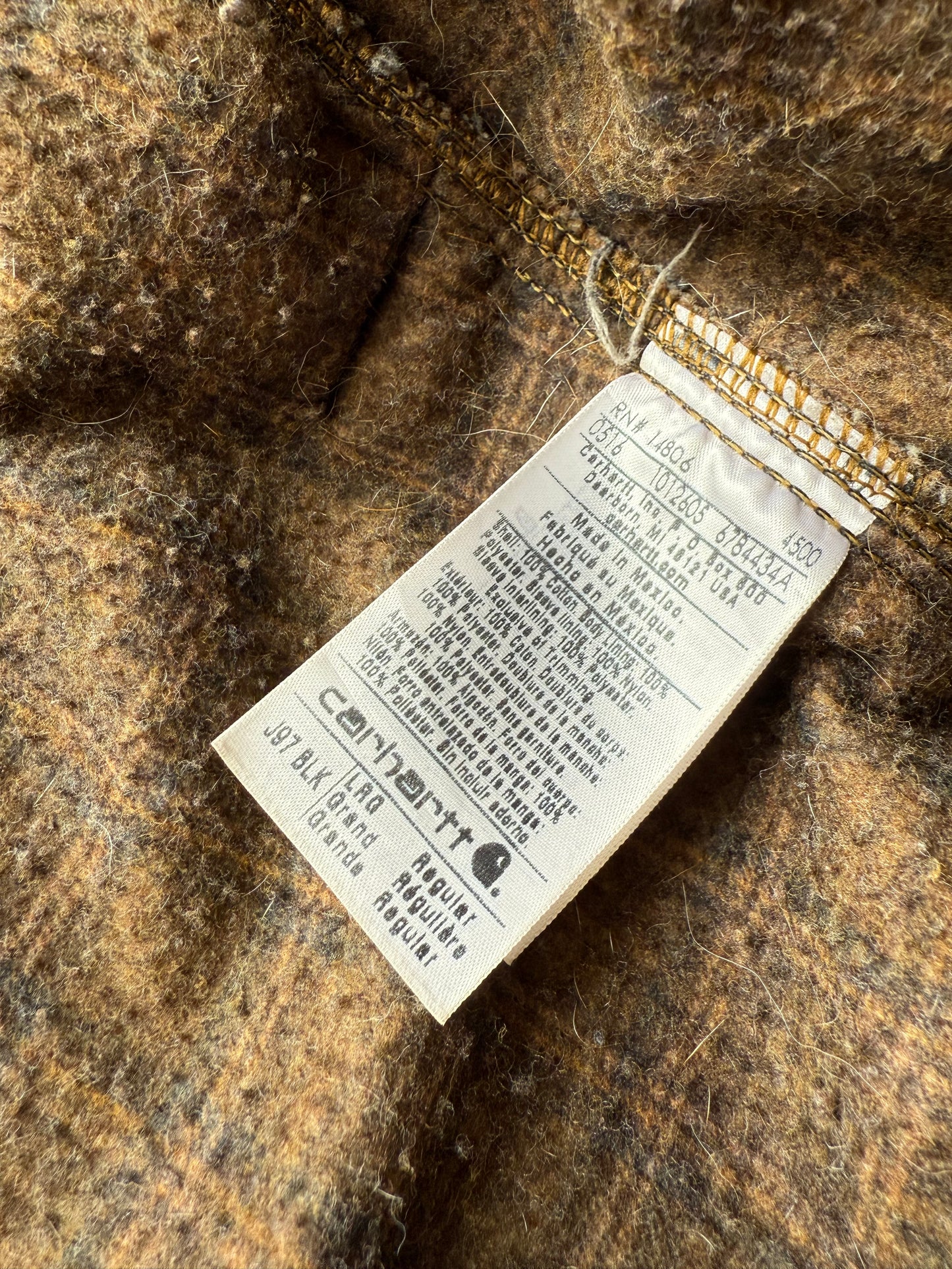 Faded Black Carhartt Detroit Jacket - Boxy Medium