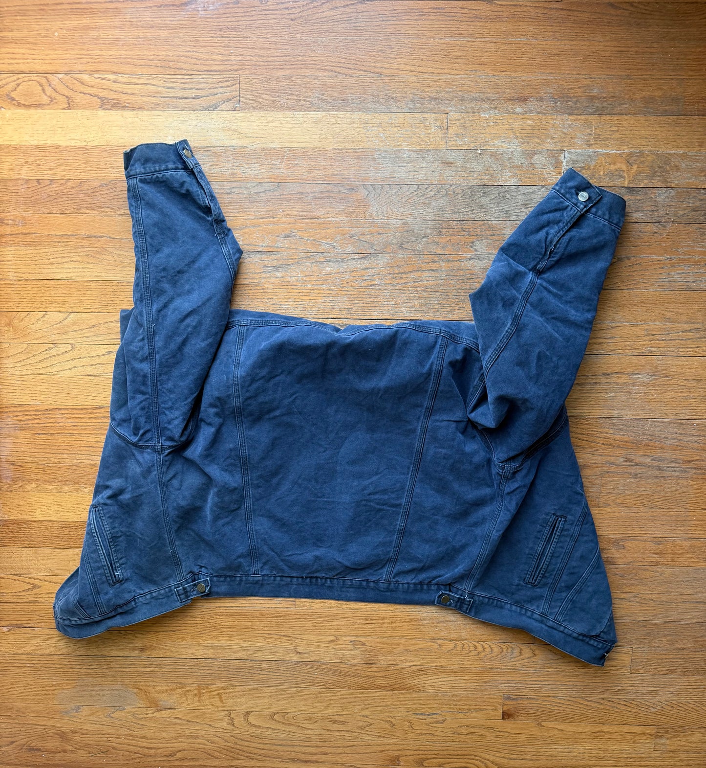 Faded Midnight Blue Carhartt Trucker Jacket - Boxy L-XL