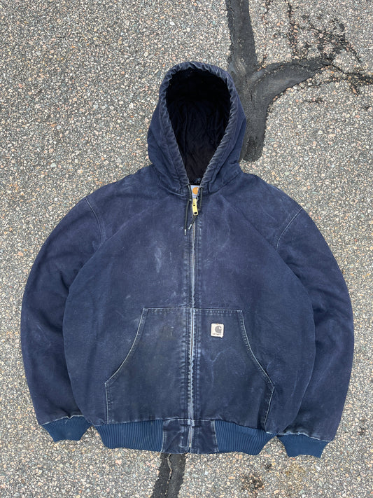 Faded Midnight Blue Carhartt Active Jacket - Large