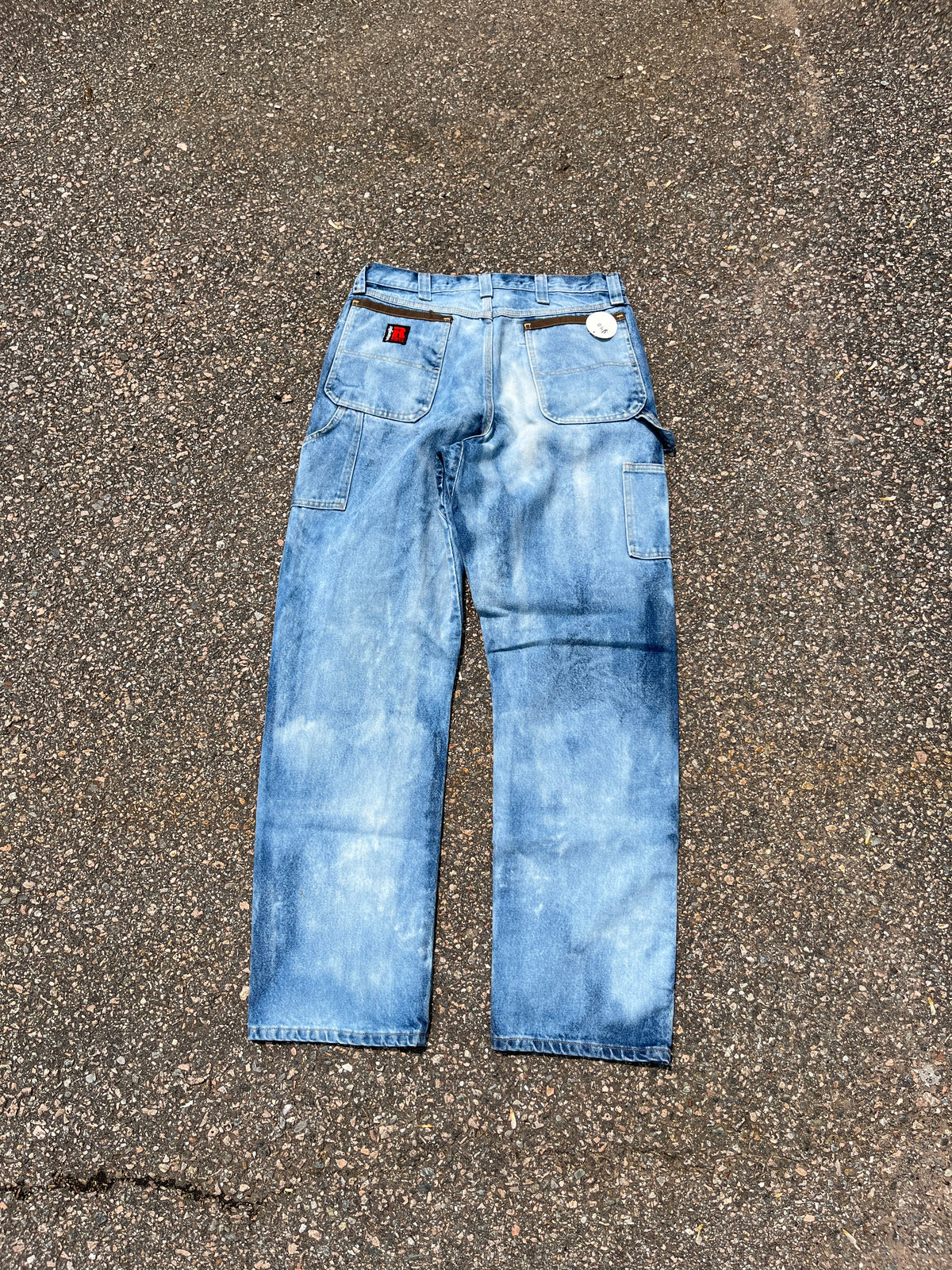 Faded Denim Carhartt Style Double Knee Pants - 34 x 34