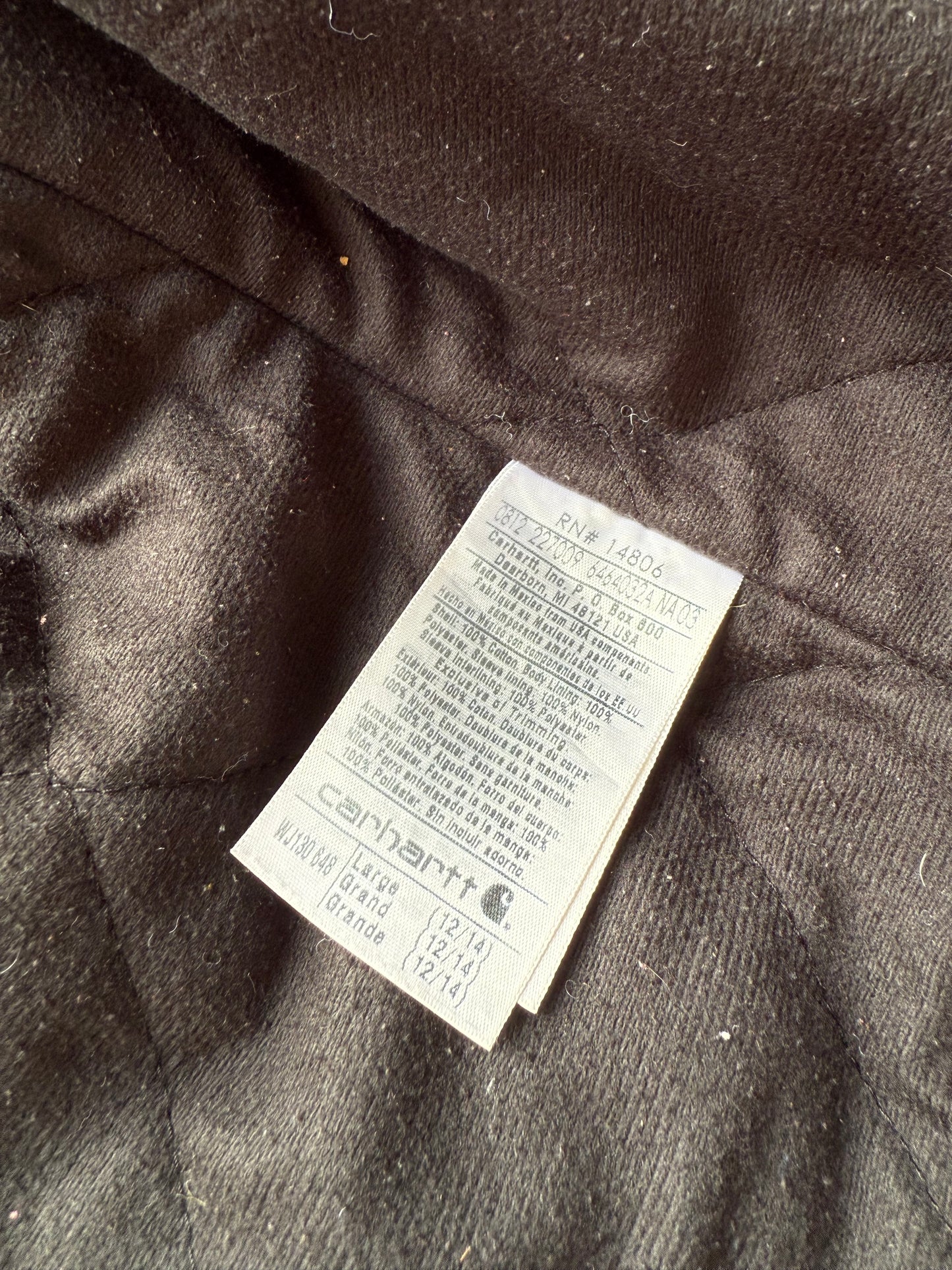 Faded Pink Carhartt Active Jacket - Medium