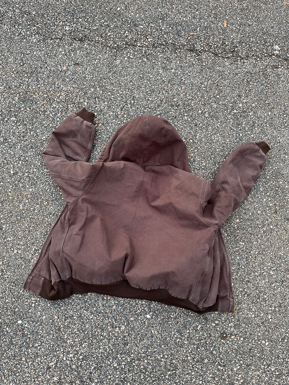 Faded Brown Carhartt Active Jacket - Boxy Large