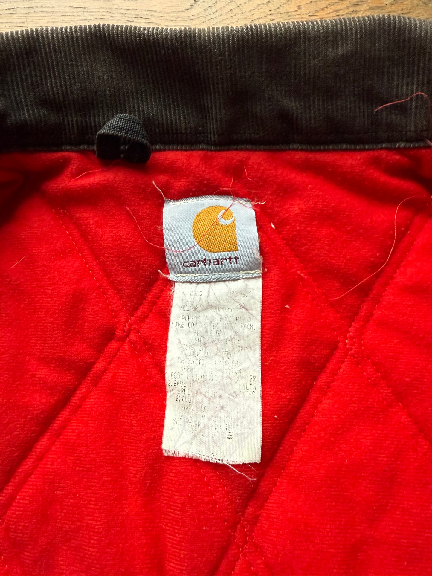 Faded Black Carhartt Santa Fe Jacket - Large