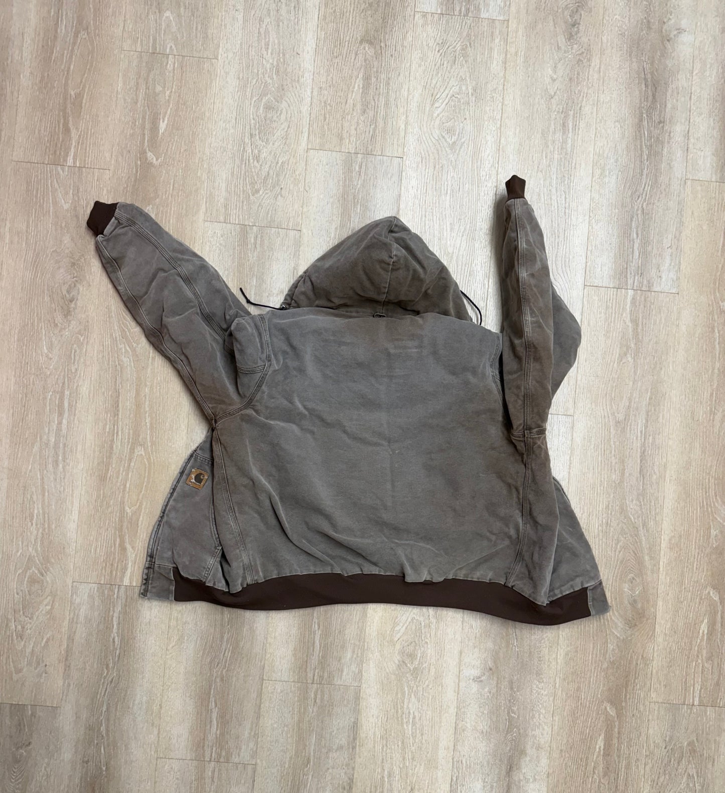 Faded Chestnut Brown Carhartt Active Jacket - XL