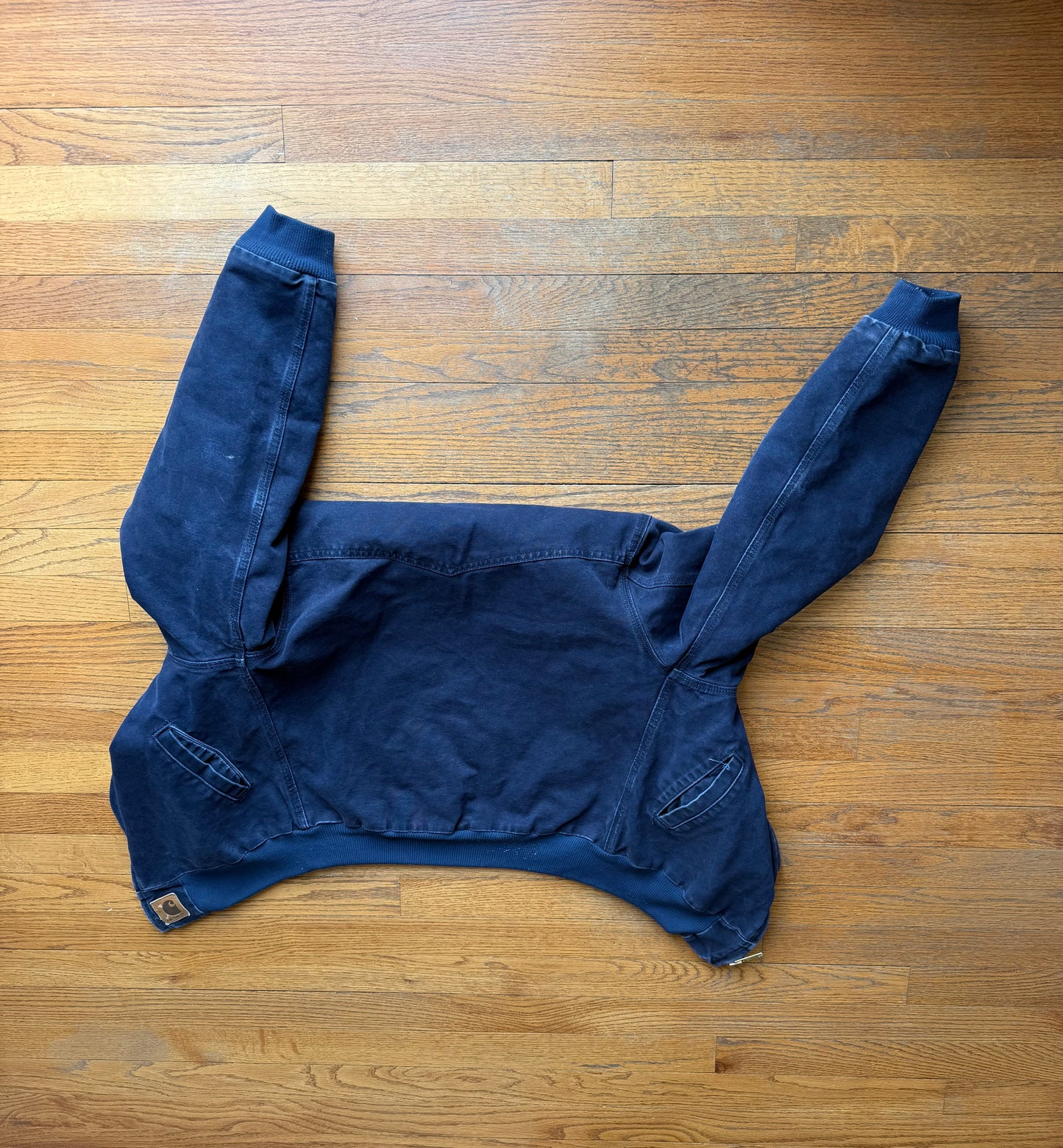 Faded Midnight Blue Carhartt Santa Fe Jacket - Small