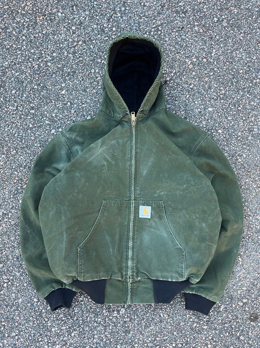 Faded Forest Green Carhartt Active Jacket - XL
