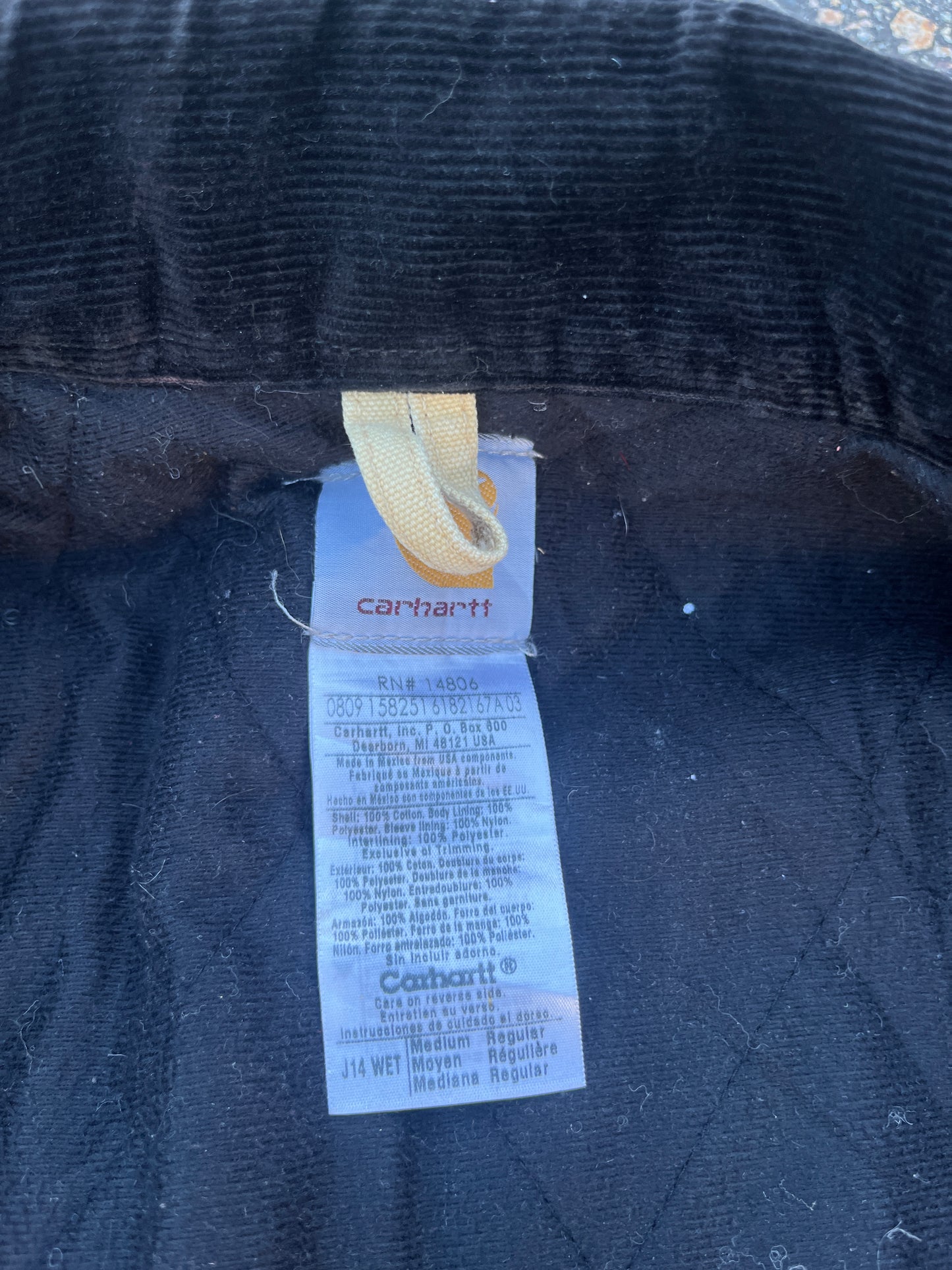 褪色奶油色 Carhartt Santa Fe 夹克 - 中号