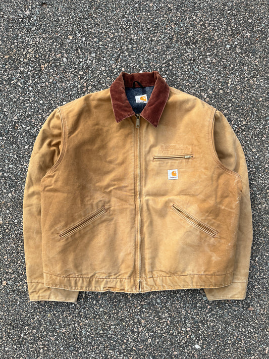 Faded Brown Carhartt Detroit Jacket - Boxy Large