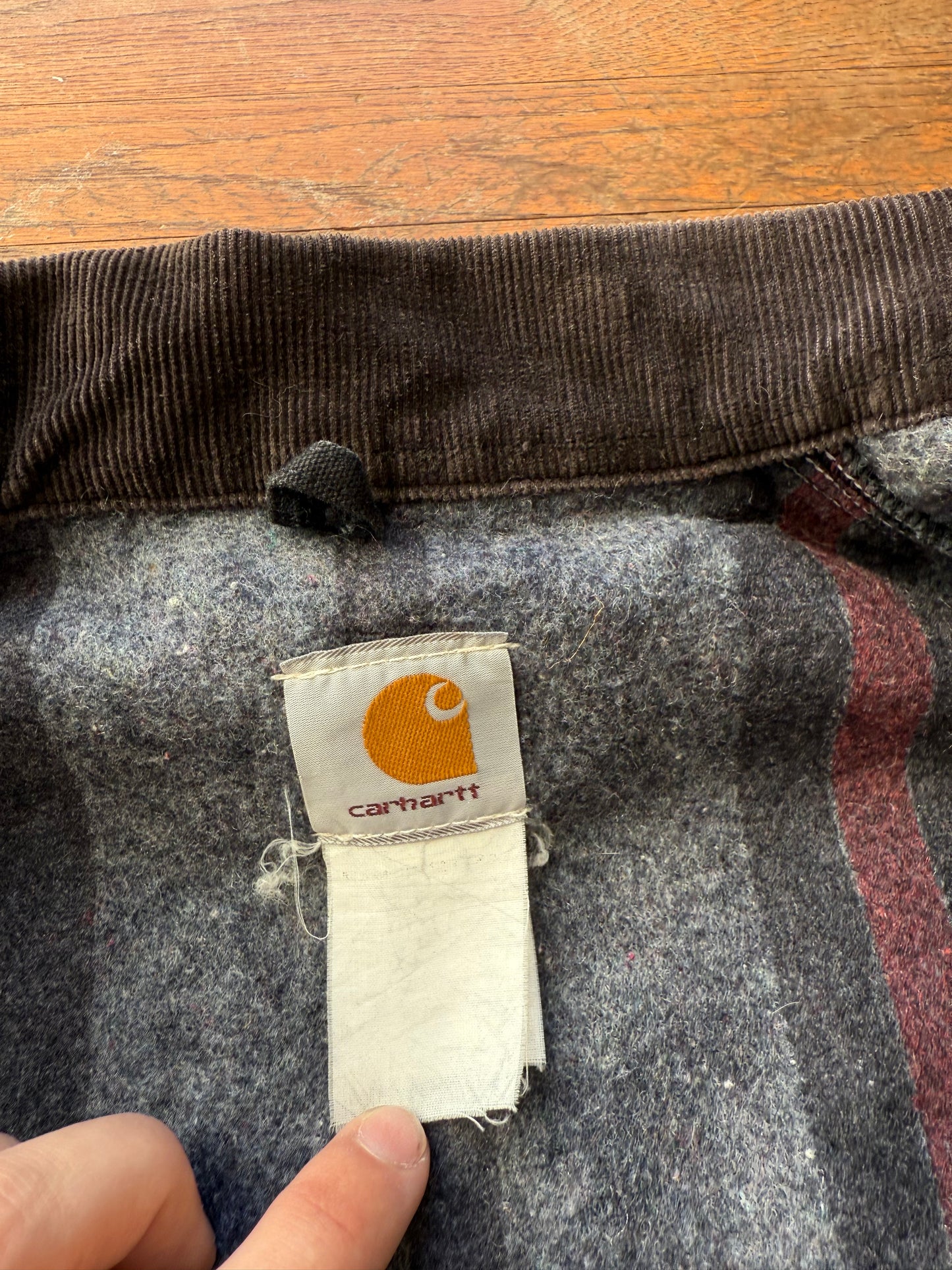 Faded Black Carhartt Detroit Jacket - Medium