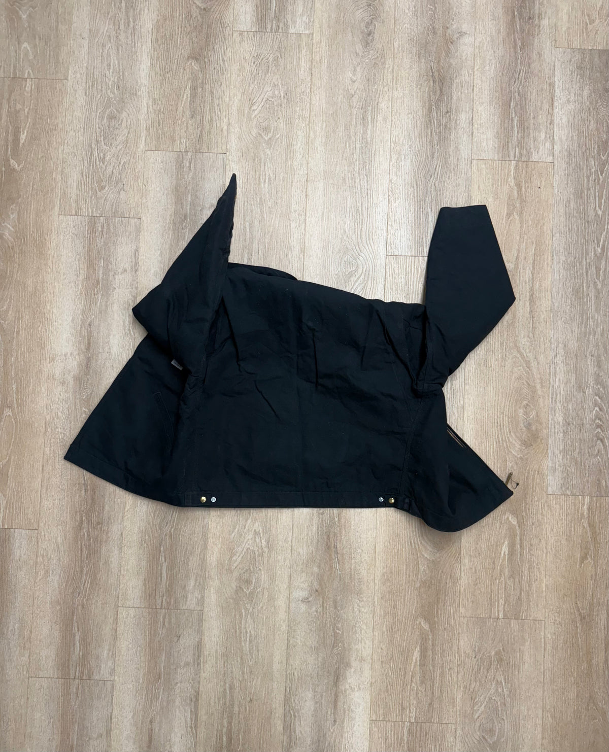 Faded Black Carhartt Detroit Jacket - Boxy L-XL