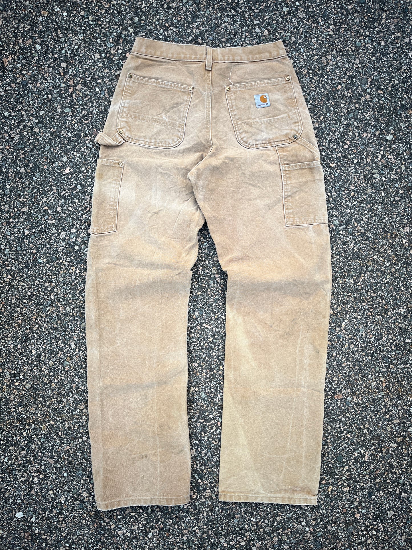 褪色棕褐色 Carhartt 双膝裤 - 27 x 30