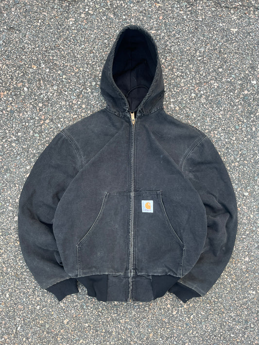 Faded Black Carhartt Active Jacket - Small