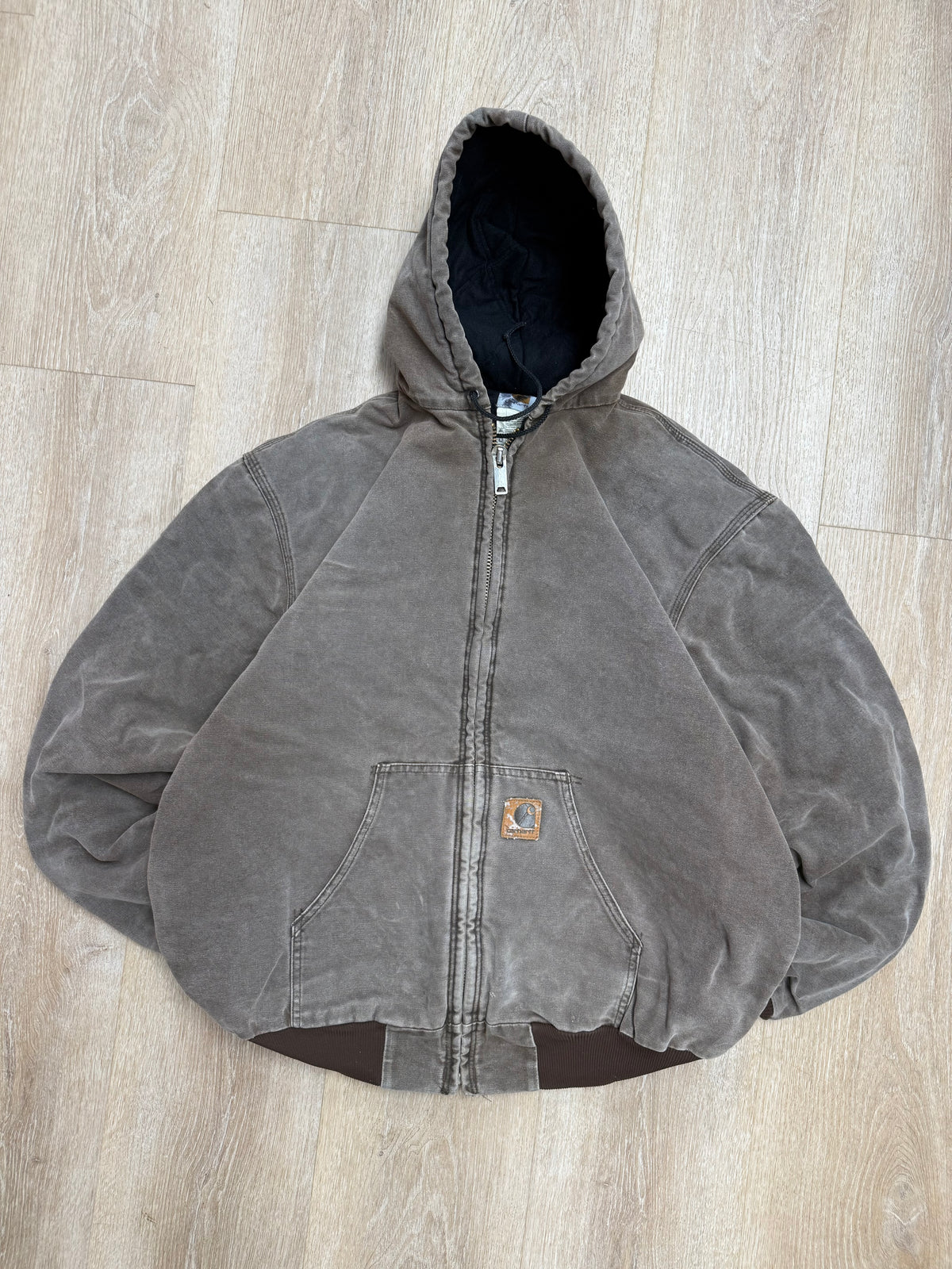 Faded Chestnut Brown Carhartt Active Jacket - XL