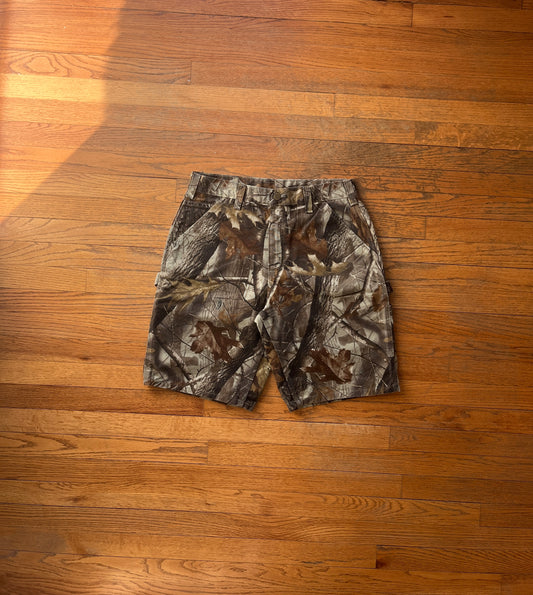 Faded Realtree Carhartt Carpenter Shorts - 32