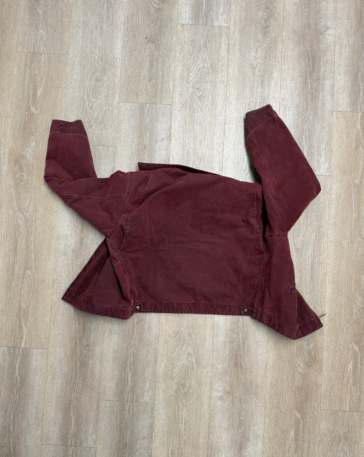 Faded Brick Red Carhartt Detroit Jacket - XL