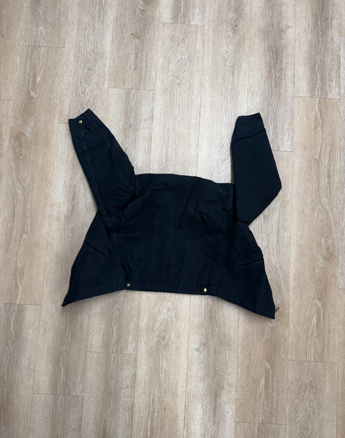 Faded Black Carhartt Detroit Jacket - Medium