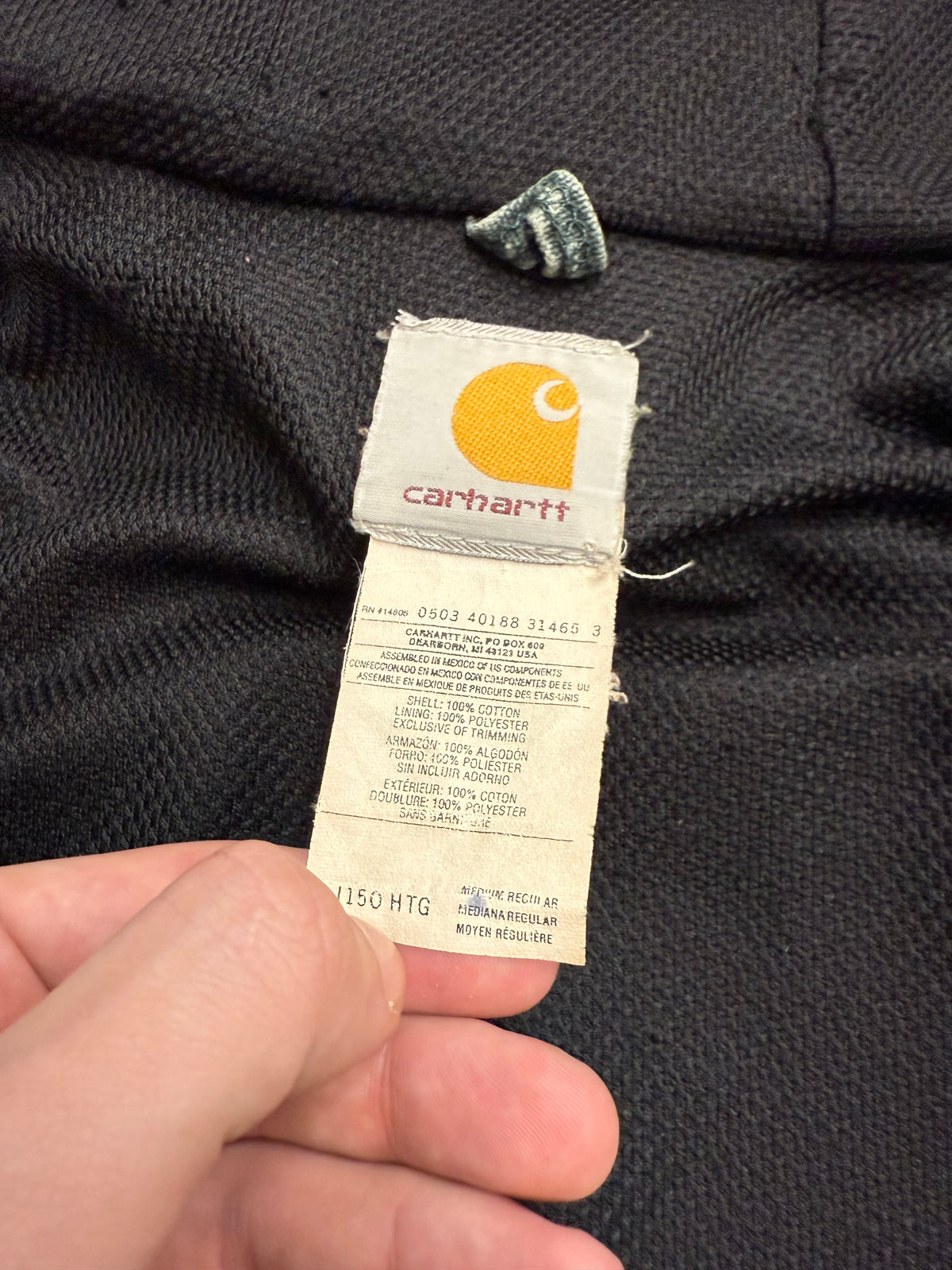 Faded Hunter Green Carhartt Active Jacket - Medium
