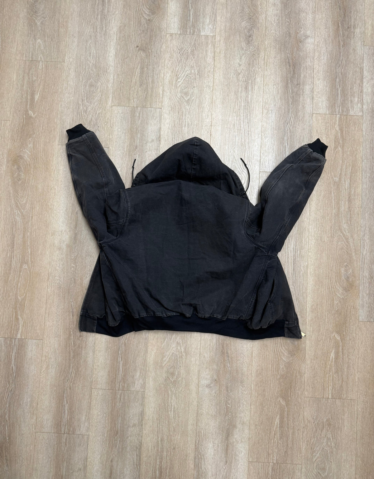 Faded Black Carhartt Active Jacket - Boxy L-XL