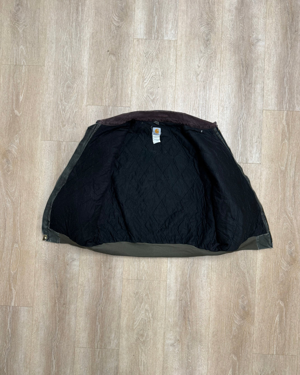 Faded Olive Green Carhartt Santa Fe Jacket - Boxy 2XL