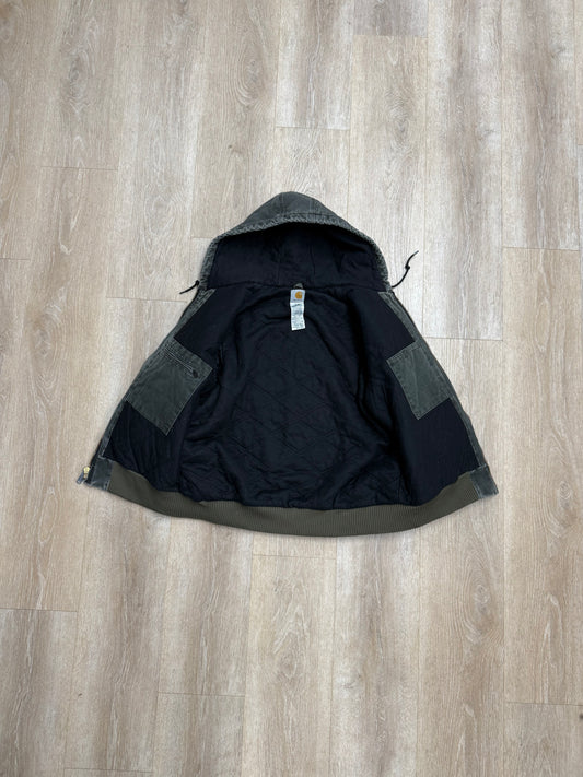 Faded Olive Green Carhartt Active Jacket - Large
