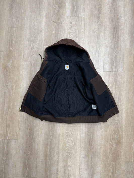 Faded Brown Carhartt Active Jacket - Large