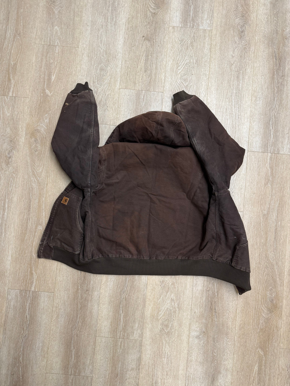 Faded Brown Carhartt Active Jacket - Large